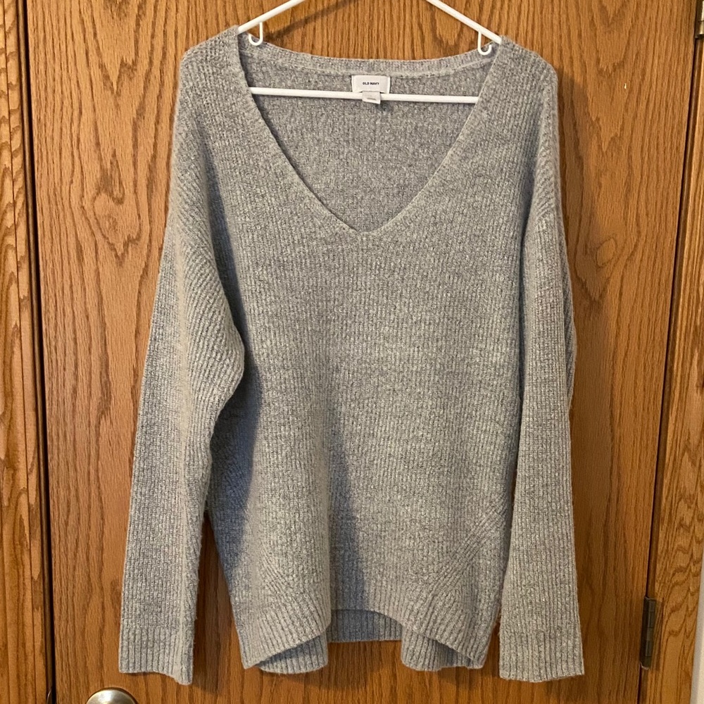 Oversized V-Neck Sweater